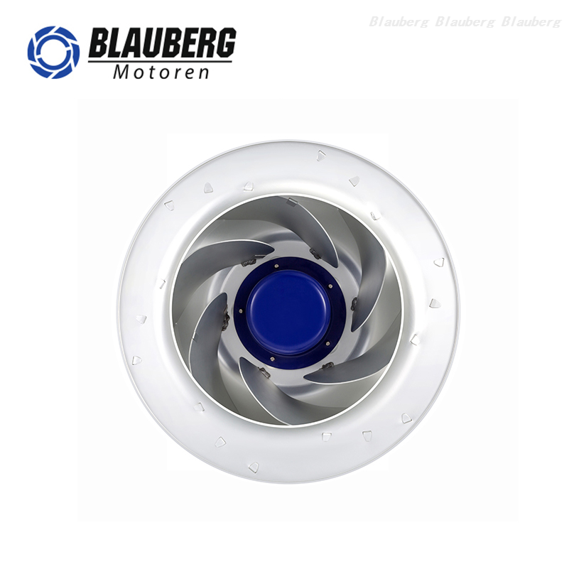 Blauberg 355mm brushless high air pressure commercial unit wide radial bearings EC Centrifugal Backward Fan